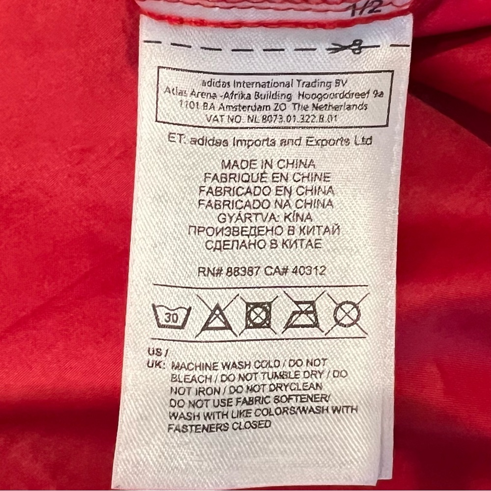 Adidas Golf ClimaProof Wisconsin Badgers Red Vest Size Medium - Picture 3 of 4
